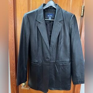 LIKE NEW Genuine lamb leather jacket vintage aughts (no bundling)